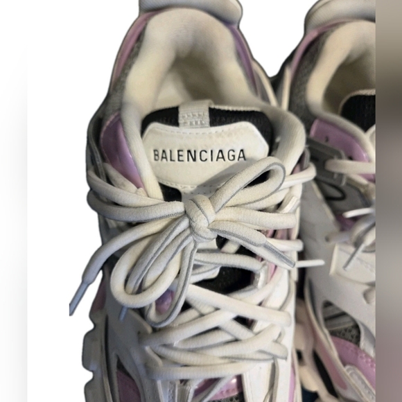 Balenciaga Women's Track Sneakers 'White Pink' Size EU 39 US 8.5 (GUC) - Picture 4 of 15